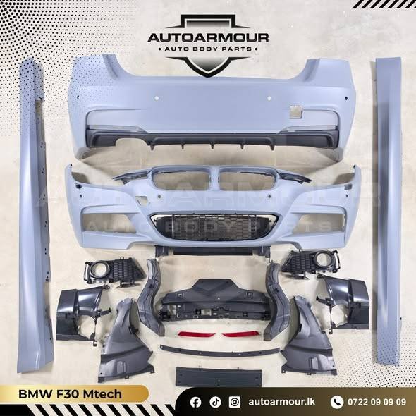 BMW F30 Mtech Front & Rear Bumper Complete bodyKit With Side Skirts
