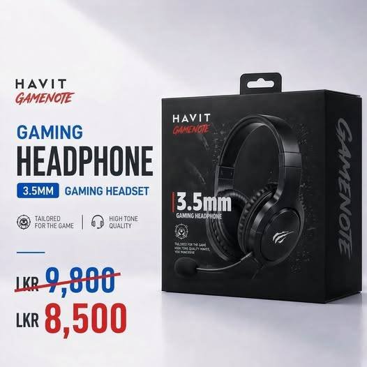 🎧 HAVIT GAMENOTE H2002D – 3.5MM GAMING HEADPHONE