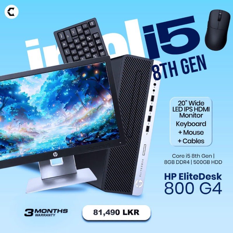 Intel i5 8th gen computer