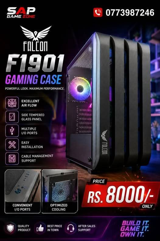 💻 FALCON F1901 GAMING CASE