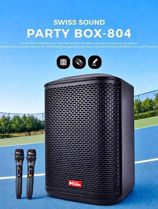 Swiss sound SS-- 804 high power outdoor professional level party speakers