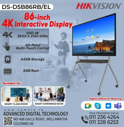 HIKVISION 86-inch 4K Interactive Display