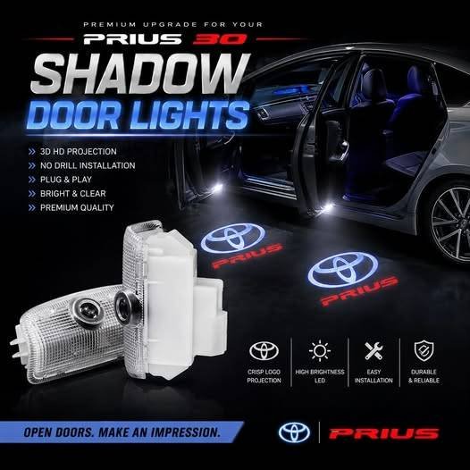 Shadow Door Lights For Toyota Prius XW30 2009-2015