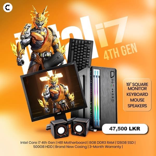 Intel i7 4th gen computer